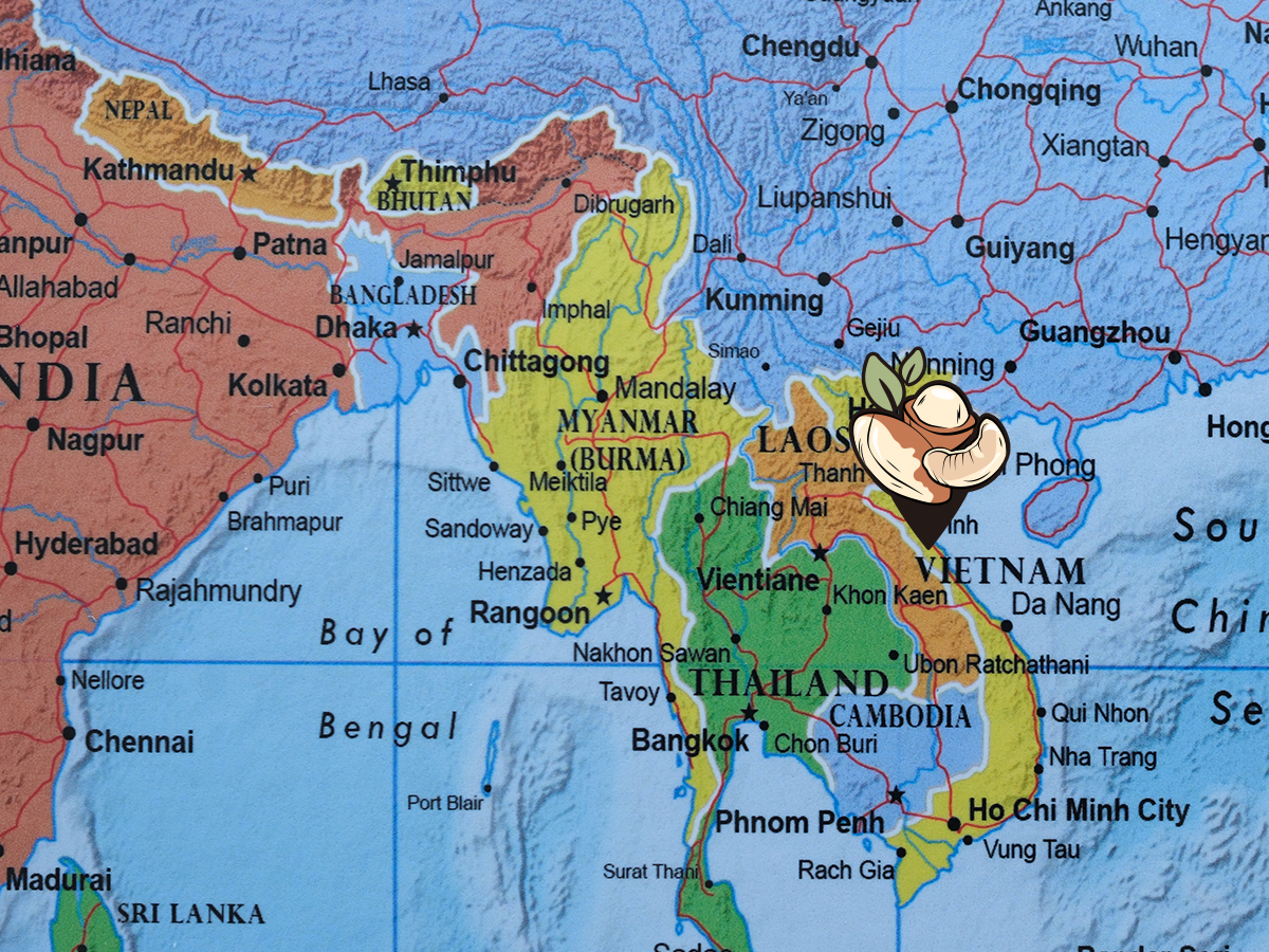 map pinpoint to vietnam
